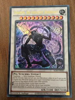 Yu-Gi-Oh! ALIN-DE043 Juraishin der verfluchte Donnergott Secret Rare NM 1st - Image 1