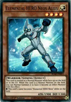 Elemental HERO Neos Alius - BLAR-EN053 - Ultra Rare - 1st Edition - Yugioh - Image 1
