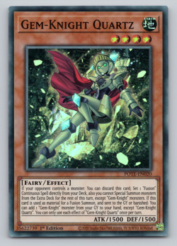 Gem-Knight Quartz - POTE-EN020 - Super Rare - 1st Edition - Yugioh - Image 1
