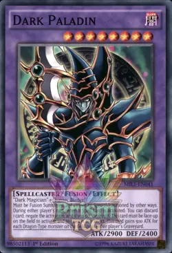 1st Ed Dark Paladin MIL1-EN041 Yugioh - Image 1