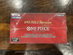 One Piece EB-03 Booster Box Heroines New Sealed + 2 Sleeved Booster Packs - Image 3