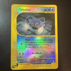 Pokemon Chinchou Aquapolis Card 70/147 Reverse Holo MP - Image 1