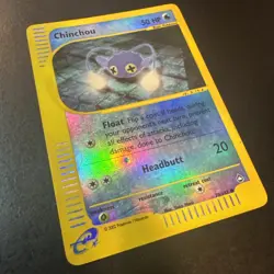 Pokemon Chinchou Aquapolis Card 70/147 Reverse Holo MP - Image 2