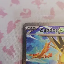 Pokemon Zapdos ex 202/165 MEW EN Full Art Holo Ultra Rare Basic 200 HP Card - Image 4
