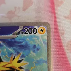 Pokemon Zapdos ex 202/165 MEW EN Full Art Holo Ultra Rare Basic 200 HP Card - Image 5