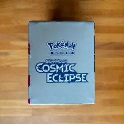 Pokemon Sun & Moon Cosmic Eclipse EMPTY Card Storage Elite Trainer Box ETB - Image 4