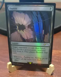 MTG: Duress FOIL RARE #479, NM Arcane: Secret Lair Drop Black Sorcery Card!! - Image 2