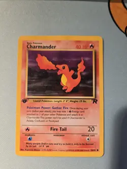 [HP] Charmander - 50/82 - Pokemon Team Rocket 1st Edition Card - Image 1