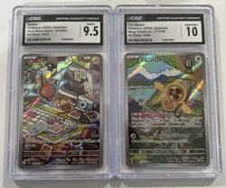 Pokemon CGC Graded Card Lot Of 2 (Japanese) - Image 1