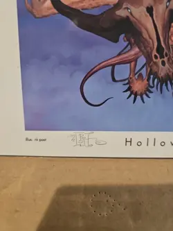 Signed Magic The Gathering Hallow Specter Print And Card - Image 2