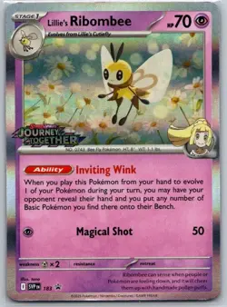 Lillie's Ribombee - (Prerelease) 183 SV: Scarlet & Violet Promo Cards NM - Image 1