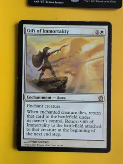 Dusk/Dawn & gift of Immortality Magic the Gathering 2 Card. - Image 2
