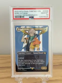 ~ PSA 10 ~ Hope Estheim #396 Borderless Regular Rare MTG Final Fantasy FIN - Image 1