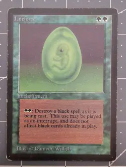 MTG ⭐ Beta Edition ⭐ Lifeforce⭐ Vintage Legacy ⭐ - Image 1