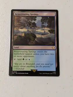 MTG Rejuvenating Springs - Commander: the Lord of the Rings NM - Image 1