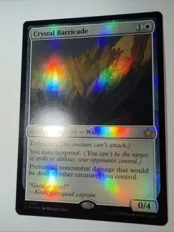 Crystal Barricade (FOIL) x1 - MTG Foundations FDN #7 - Image 3