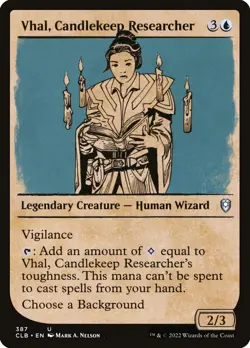 Vhal, Candlekeep Researcher (387/1062) CLB NM - Image 1