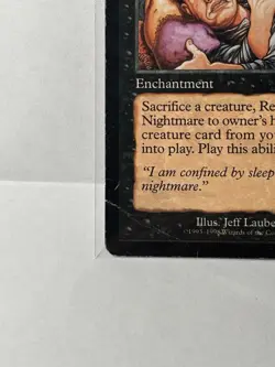 Recurring Nightmare–Exodus 1998–Reserved List Rare–Vintage MTG-Original Printing - Image 5