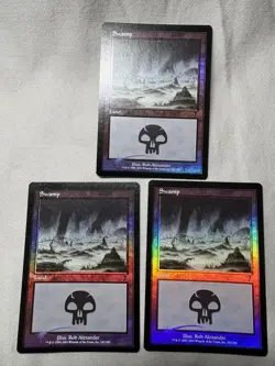 Swamp X3 - FOIL - 347 7th Edition Core Set - Magic the Gathering NM NP - Image 1