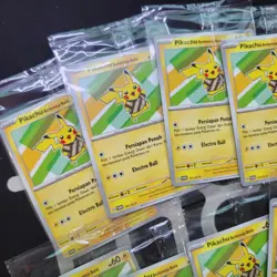 LOT OF 10 PCS 2024 POKEMON INDONESIAN SV-P #101 PIKACHU IN BATIK BERKEMEJA BATIK - Image 2