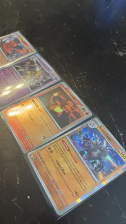 Pokemon TCG Holo Card Lot - Ethan’s Magcargo, Charmander (Reverse Holo) - Image 1