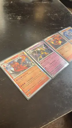Pokemon TCG Holo Card Lot - Ethan’s Magcargo, Charmander (Reverse Holo) - Image 2