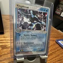 Pokemon TCG Kingdra ex Dragon Holo Ultra Rare 92/97 2003 - Image 1