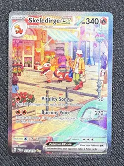 Skeledirge ex 258/193 Special Illustration Rare Paldea Evolved Pokemon - Image 1