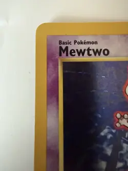 Pokemon Mewtwo Holo Base Set 10/102 WOTC 1999 Holo Card, NM/LP - Image 2