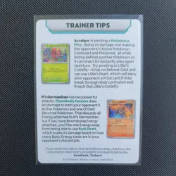Pokemon Journey Together Build & Battle Trainer Tips Card N’s Zoroark - Image 2