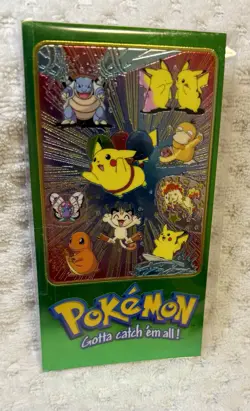 Pokemon Topps Oversized TV Animation Card Edition Series 2 Box Toppers 1 Of 5 NM - Image 2