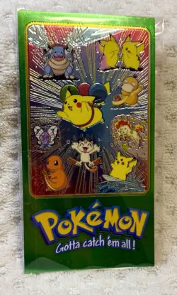 Pokemon Topps Oversized TV Animation Card Edition Series 2 Box Toppers 1 Of 5 NM - Image 3