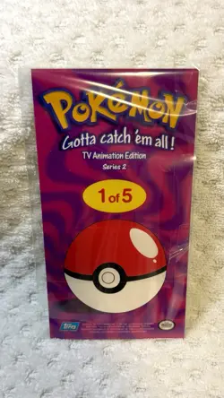 Pokemon Topps Oversized TV Animation Card Edition Series 2 Box Toppers 1 Of 5 NM - Image 5