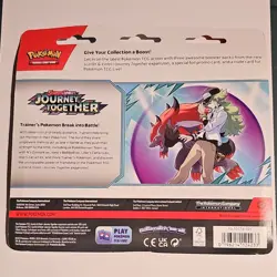 Pokemon Scarlet & Violet Journey Together 3x Booster Pack Scrafty Promo - Image 2