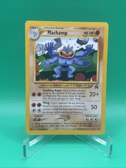 Pokemon TCG Machamp Black Star Promo 43 LP/MP - Image 1