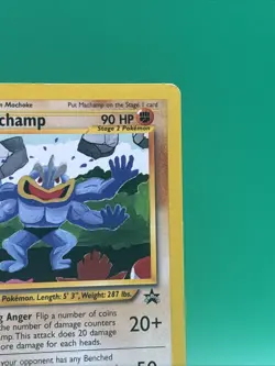 Pokemon TCG Machamp Black Star Promo 43 LP/MP - Image 3