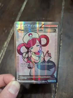 Pokemon Center Lady (105 Full Art) 105/106 Flashfire Holo - Image 1