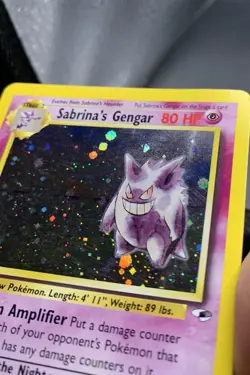 Pokemon Gym Heroes Unlimited Sabrina's Gengar 14/132 Holo Rare - Image 3