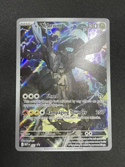 Pokemon N's Zekrom 031 MEP Full Art Holo Promo Dragon 2026 TCG - Image 2