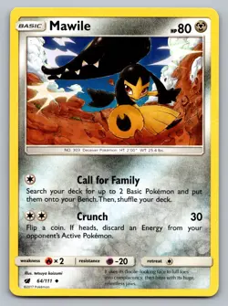 Pokemon TCG SM - Crimson Invasion Mawile 64/111 - Image 1