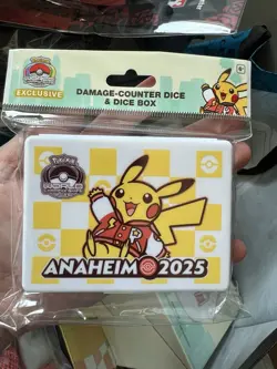 Pokemon World Championships 2025 Anaheim Dice Damage Counter Box New Sealed - Image 1