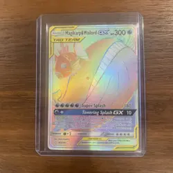 Magikarp & Wailord GX 183/181 Rainbow Secret Rare Tag Team Pokemon NM - Image 1