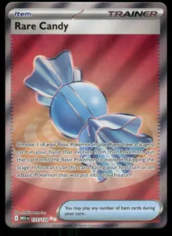 Rare Candy #175/132 2025 Pokemon ME01: Mega Evolution Full Art Ultra Rare NM - Image 1