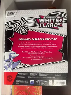 Pokemon TCG: Scarlet & Violet - WHITE FLARE/BLACK BOLT Binder Collections NEW x2 - Image 2