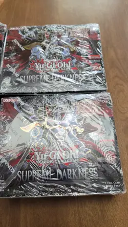 Yugioh 1st Edition Supreme Darkness Booster Box Lot Of 6 Boxes Brand New Sealed - Image 4