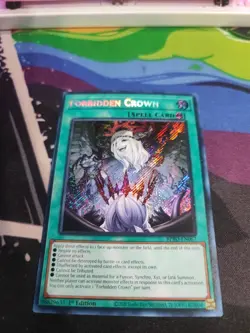 Yu-Gi-Oh Forbidden Crown Secret Rare BPRO-EN067 1st Edition Near Mint - Image 1