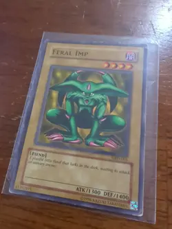 Yu-Gi-Oh! TCG Feral Imp Metal Raiders MRD-001 Unlimited Common - Image 1