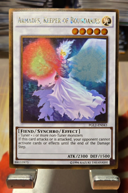 YuGiOh! Armades, Keeper of Boundaries - Gold Rare - PGL2 - LP - FAST SHIP! - Image 1