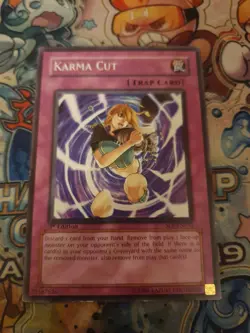 Yu-Gi-Oh! Karma Cut SOI-EN053 1st Edition Rare - Image 1