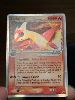 Pokemon TCG Latias EX Dragon Frontiers Holo Rare Card 95/101 Delta Species EX - Image 3